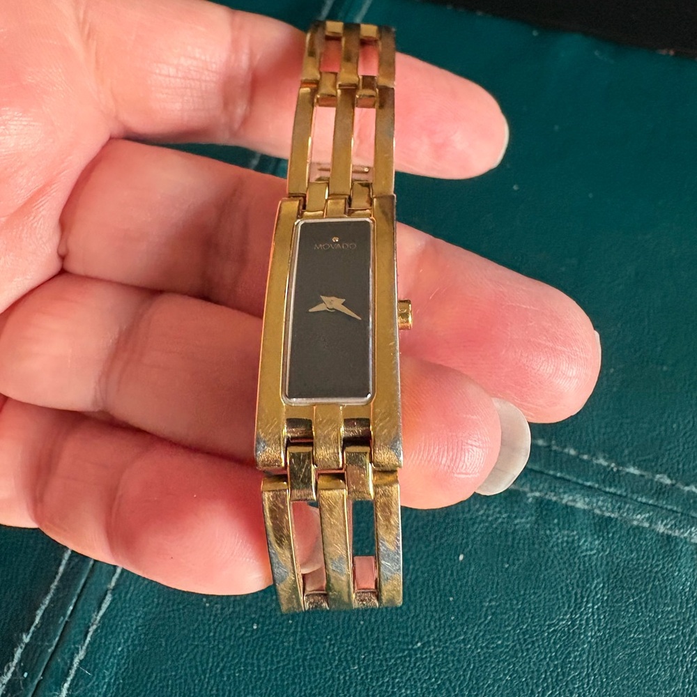 Movado Gold and Silver Bracelet Watch